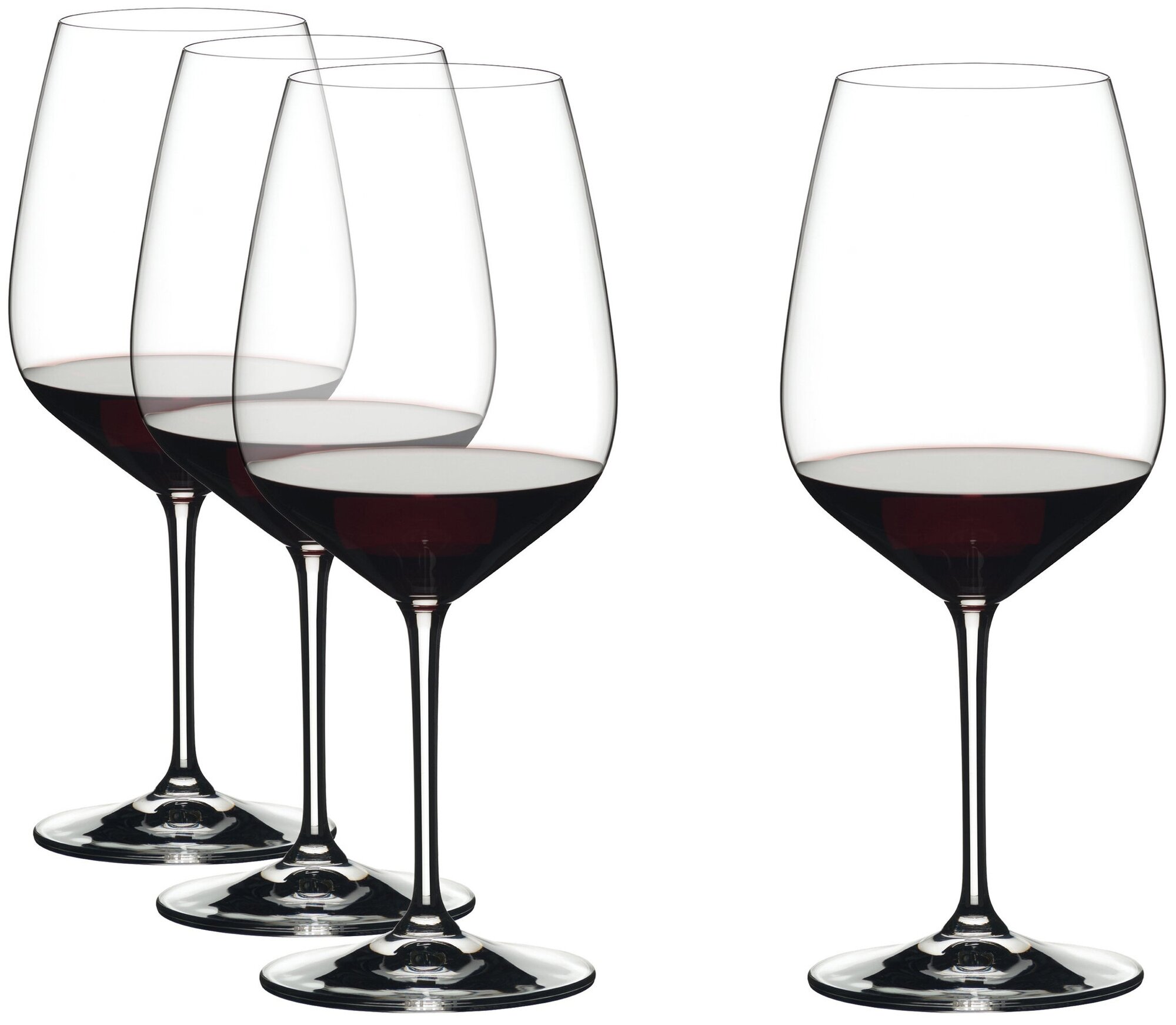 Набор из 4-х бокалов Cabernet для красного вина, объем 800 мл, материал хрусталь, Riedel, Австрия, 4411/0 — фото 1