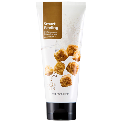 TheFaceShop пилинг-скраб для лица Smart Peeling Honey Black Sugar Scrub, 120 мл