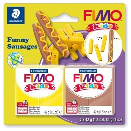 Набор FIMO kids «Веселые колбаски»