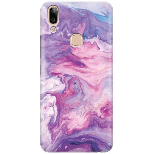 фото Gosso ультратонкий силиконовый чехол-накладка для vivo y85 / v9 с принтом "purple marble"