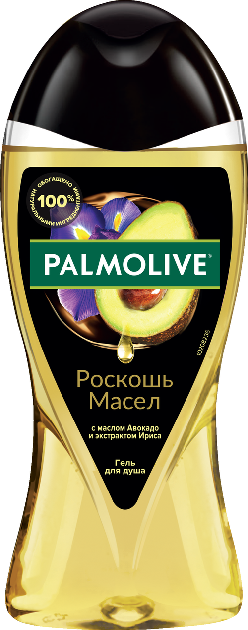 Гель для душа женский Palmolive Роскошь масел с маслом Авокадо и экстрактом Ириса, 250 мл