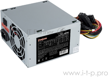 Exegate Ex282066rus Блок питания 550W ExeGate Ab550, Atx, 8cm fan, 24p+4p, 3*SATA, 2*IDE, FDD .