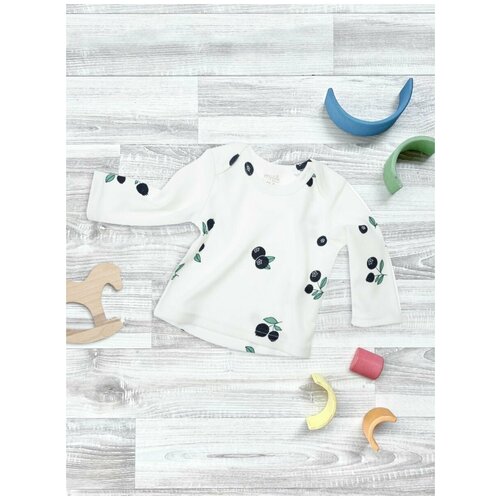 фото Футболка mjolk, размер 80, зеленый, синий