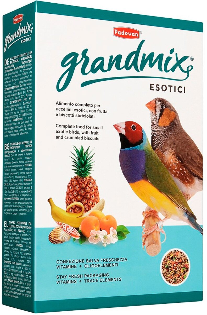 PADOVAN GRANDMIX ESOTICI корм для экзотических птиц 1 кг