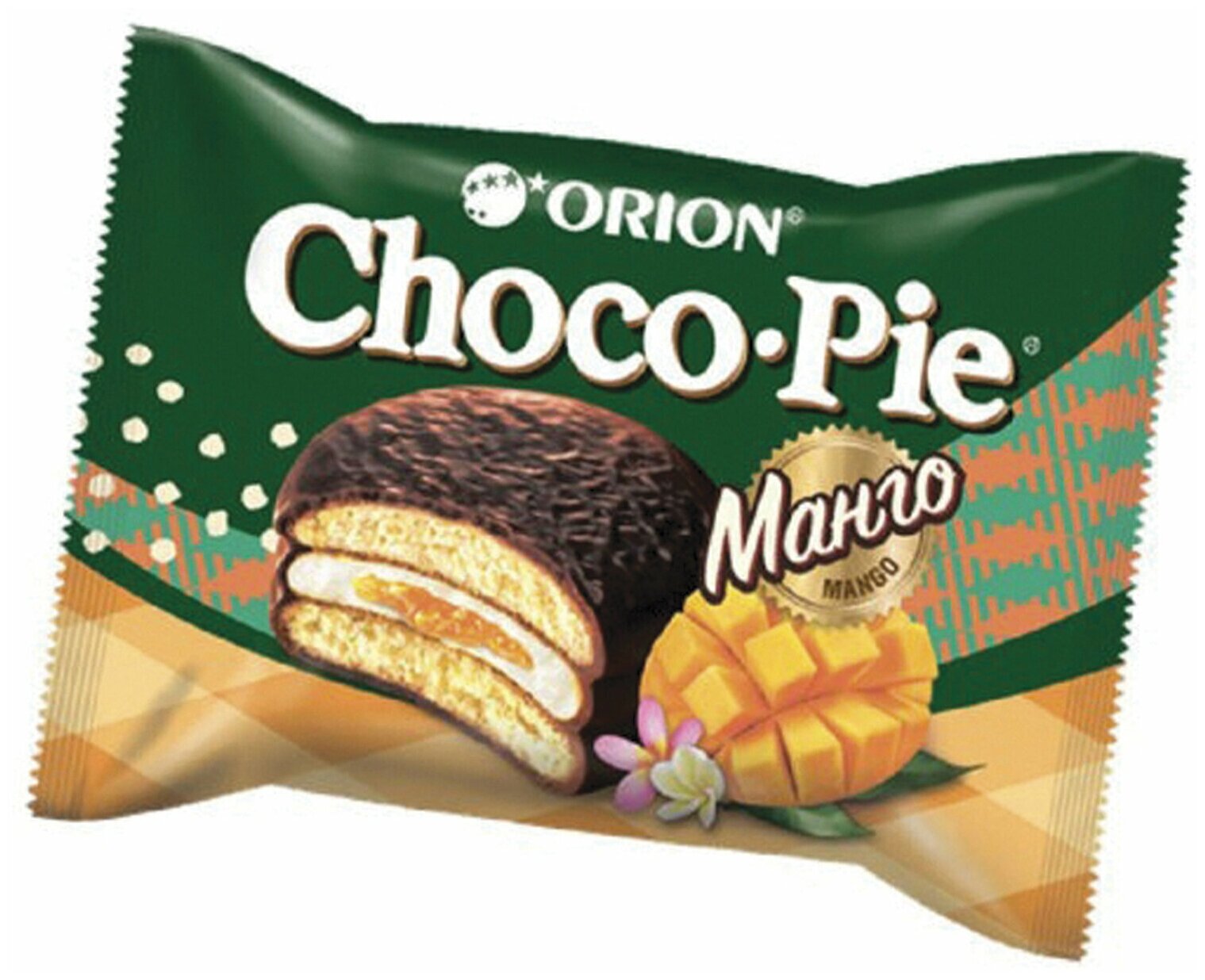 Печенье Orion Choco Pie Манго, 3 шт по 360 г - фотография № 2