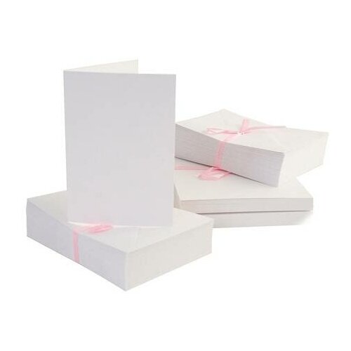 Набор заготовок для открыток с конвертами формат А6 100 шт формат А6 белый DOCRAFTS ANT1511000