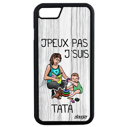 фото Чехол на телефон apple iphone se 2020, "не могу - стала тетей!" карикатура комикс utaupia