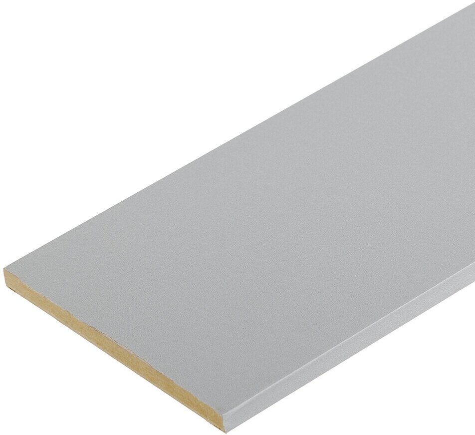 Доборная Планка Verda DPГ ДSS-656217 МДФ 120x8x2070мм финишплёнка сераяДSS-656217