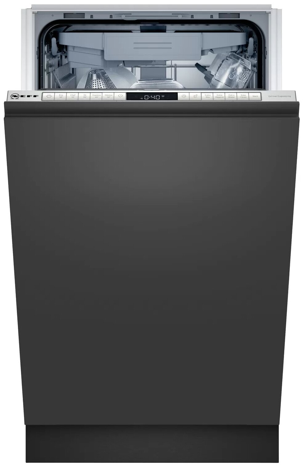 Встраиваемая посудомоечная машина NEFF S855HMX50R, графит - фотография № 1