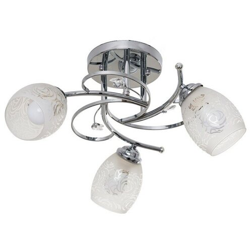 Люстра Лаура 3х40Вт E27 хром 45х45х20см 3705₽