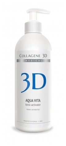 AQUA VITA тоник-активатор для всех типов кожи, 500мл Medical Collagene 3D
