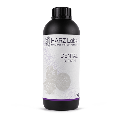 Фотополимер Harz Labs Dental Bleach, бесцветный (1 кг.) harz labs фотополимерная смола harz labs dental tray голубой 500 гр