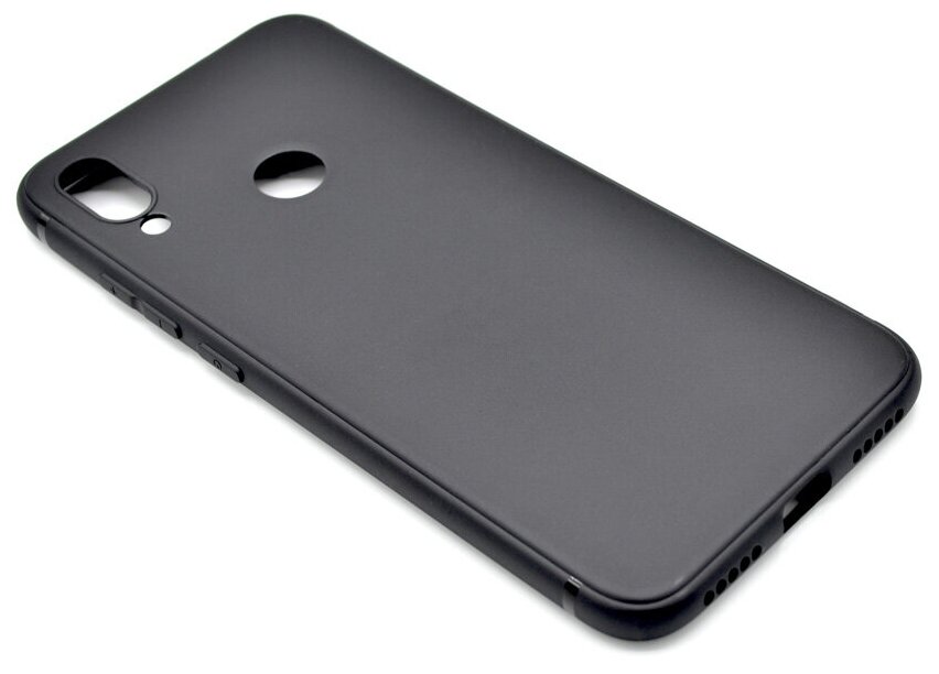 Чехол матовый для Xiaomi Redmi Note 7 черный