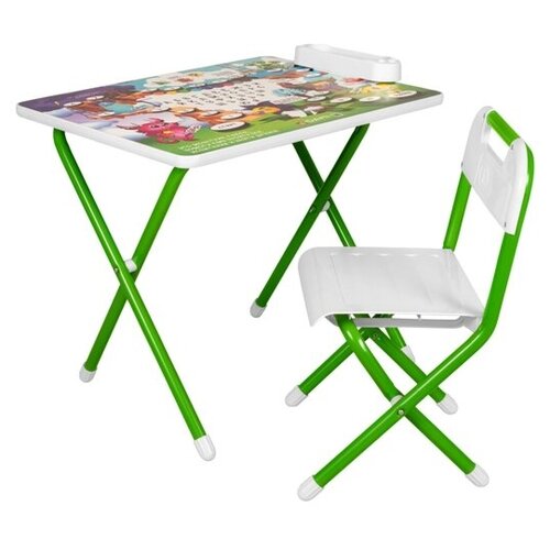 фото Дэми набор детской складной мебели "монстры" зеленый