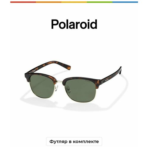 Солнцезащитные очки Polaroid Polaroid PLD 1012/S PR6 H8 PLD 1012/S PR6 H8, коричневый, зеленый polaroid 1017 s 3yg h8 60