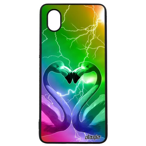 фото Чехол на мобильный galaxy a01, "фламинго" самка семья utaupia