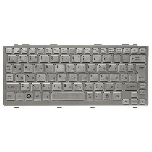 клавиатура для ноутбуков toshiba nb305 series ru silver Клавиатура для ноутбуков Toshiba NB305 Series RU, Silver