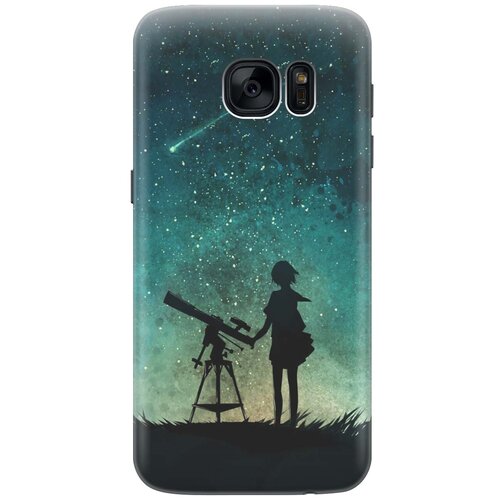 фото Gosso ультратонкий силиконовый чехол-накладка для samsung galaxy s7 с принтом "загадай желание"