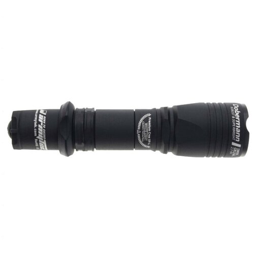 фонарь с комплектом armytek dobermann extended set xp l hi 1050 lm f02005c armytek f02005c Тактический фонарь ArmyTek Dobermann XP-L HI (тёплый свет) черный