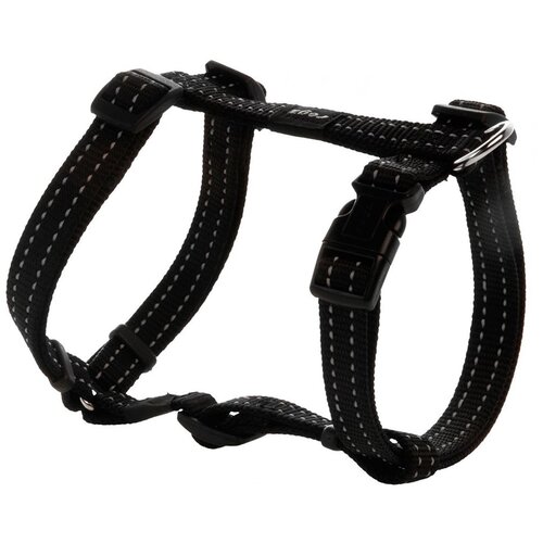 Шлейка Rogz Classic Harness M (SJ11), обхват шеи 26-40 см, черный, M