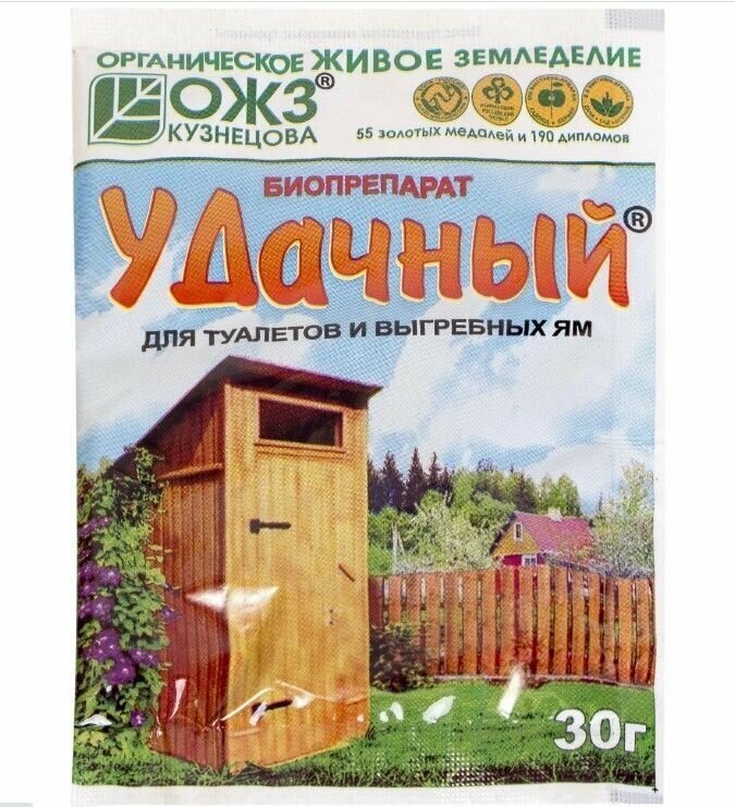 Биопрепарат для туалетов и выгребных ям, УДачный - фотография № 1