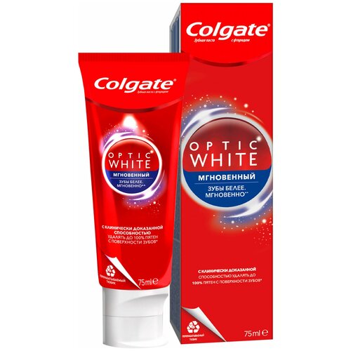 COLGATE Optic White Мгновенный отбеливающая зубная паста, 75 мл