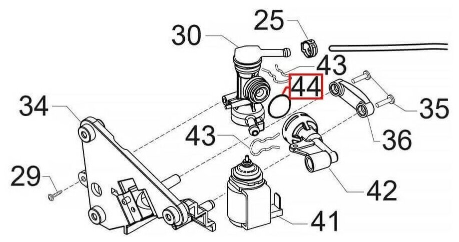 Уплотнитель 996530007856 кофемашины Philips 17 мм - фотография № 3