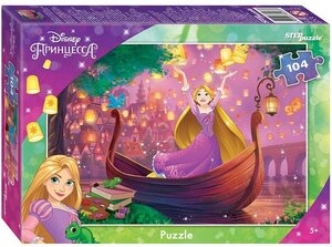 Пазл для детей Step puzzle 104 деталей, элементов: Рапунцель - 3 (Disney)