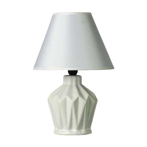 Лампа RISALUX 3516425, E14, 25 Вт, цвет арматуры: белый, цвет плафона/абажура: серый