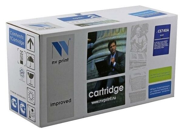 Картридж NV-Print NV-CE740ABk черный для HP Color LJ CP5220