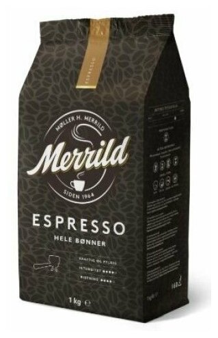 Кофе зерновой Merrild Espresso, 1000 гр