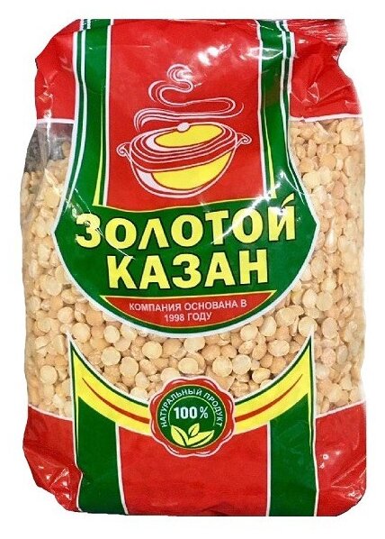 Горох колотый золотой казан, 900г