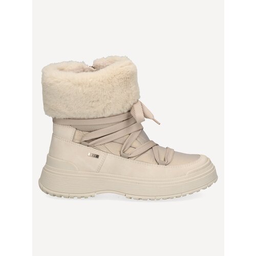 фото Полусапоги caprice, полнота g, размер 39 ru, бежевый