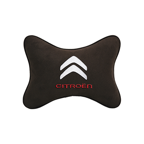 фото Подушка на подголовник алькантара coffee citroen vital technologies