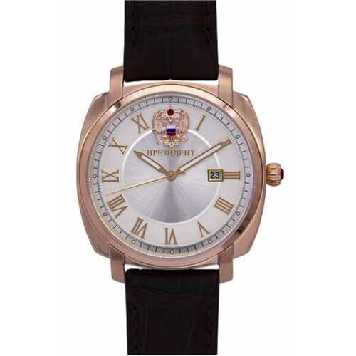 фото Наручные часы русское время президент 9119121, коричневый, розовый