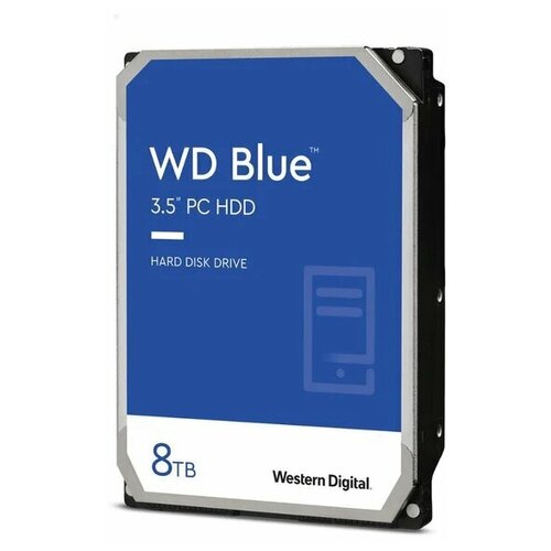 HDD диск 8TB WD Blue WD80EAZZ Serial ATA III 5640 rpm 128Mb 1780000₽