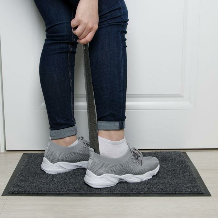 Доляна Ложка-рожок для обуви с крючком Доляна, 42×4 см