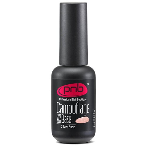 PNB Базовое покрытие Camouflage Base, silver rose, 17 мл, 50 г