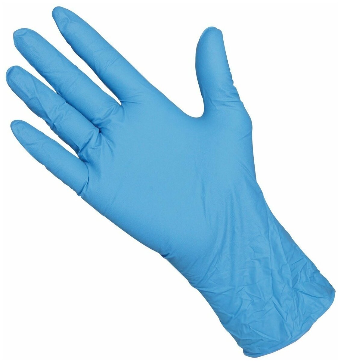 Перчатки маникюрные 100 штук, Перчатки KLEVER нитриловые, одноразовые, смотровые, неопудренные, р-р S, голубой, 50 пар.