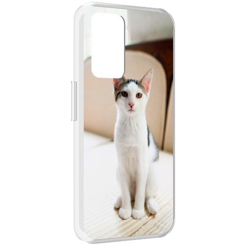 Чехол MyPads порода кошка эгейская для Realme GT Neo3T задняя-панель-накладка-бампер