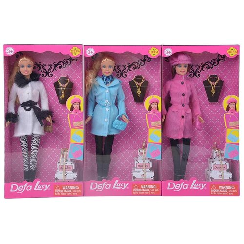 Кукла Defa. Lucy Незабываемый шоппинг, 3 вида в ассортименте кукла defa lucy прогулка с дочкой на пони 2 куклы в комплекте 2 вида в коллекции 8399d