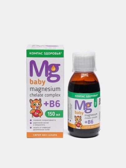Magnesium Chelate complex + B6 baby  р-р д/вн. прим фл., 150 мл