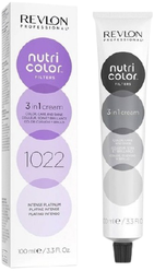 Краситель прямого действия Revlon Professional Nutri Color Filters 3 In 1 Cream 1022 Intense platinum, 100 мл