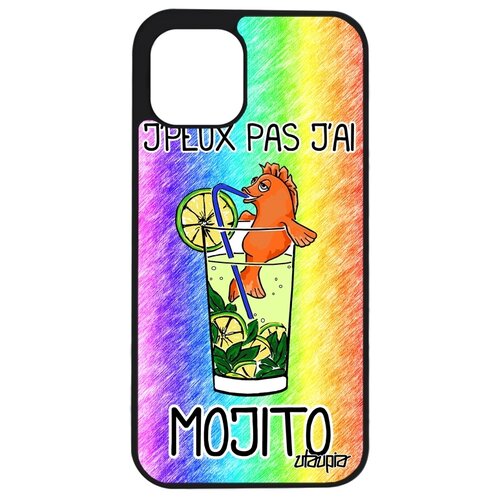 фото Чехол для iphone 12 mini, "не могу - у меня мохито!" аперитив юмор utaupia