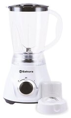 Блендер Sakura SA-6254W настольный, 600Вт 1.5л