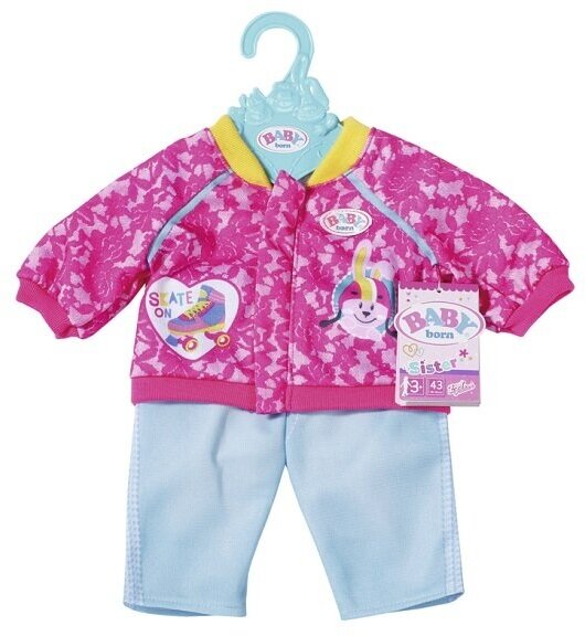 Игрушка Zapf Creation Baby Born Повседневный костюмчик Розовая кофта 43 см 828-212/Розовая кофта