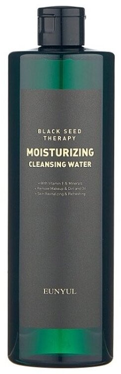 EUNYUL Black Seed Therapy Moisturizing Cleansing Water Увлажняющая мицеллярная вода c экстрактами морских водорослей 500мл