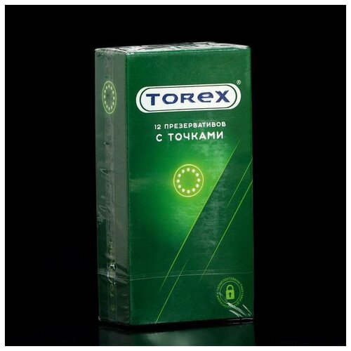 Презервативы Torex С точками, 12 шт в комплекте презервативы torex увеличенного размера 12 шт