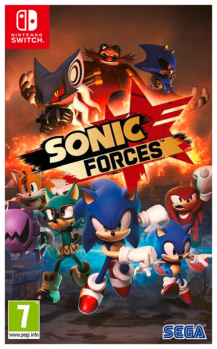 Sonic Forces. Код загрузки, без картриджа [Nintendo Switch, русские субтитры]