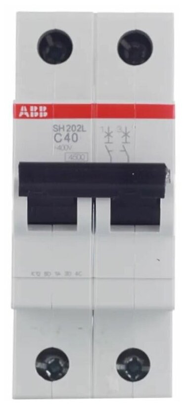 Автоматический выключатель ABB 2P 40А - фотография № 2